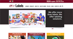 Desktop Screenshot of itwlabels.com